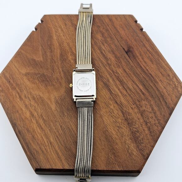 Rumours Women's Gaudy Bling Bracelet Watch Rhinestone Gold Silver Chain Band - Picture 5 of 7